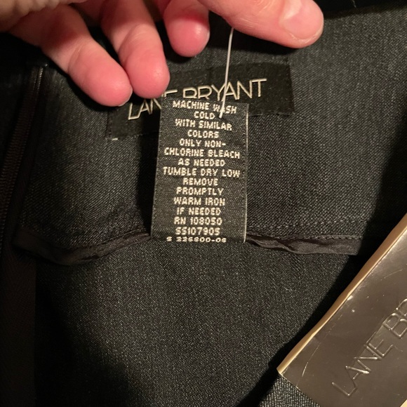 Charcoal grey midi fluted-hem skirt - Picture 5 of 13